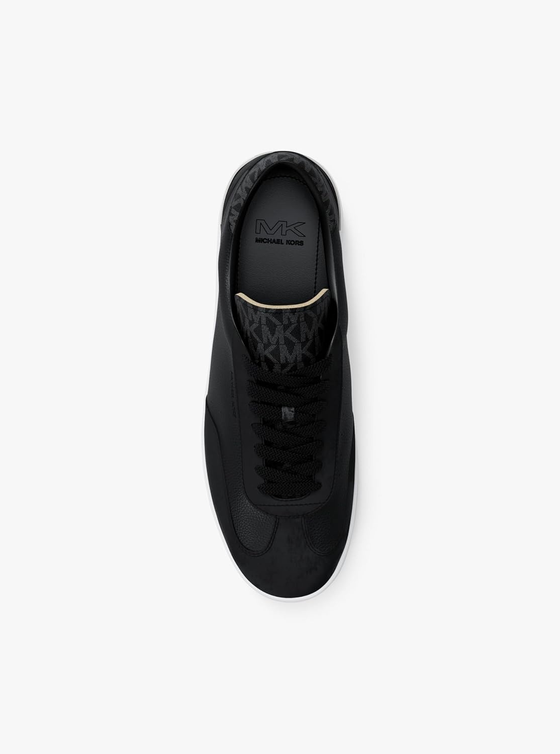 image:imageMichael Kors Mens Wilton Lace Up SneakerBlack Signature