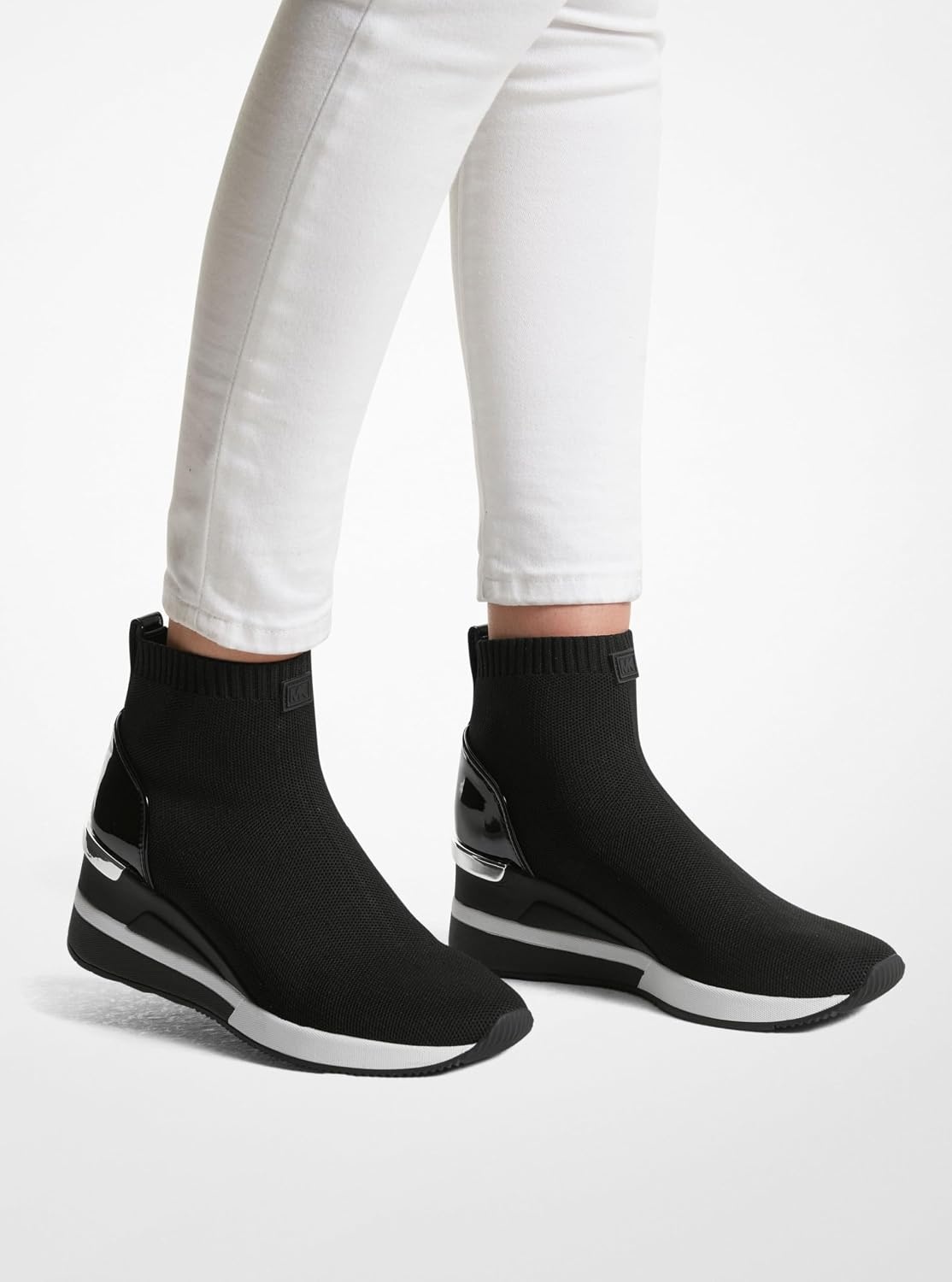 image:imageMichael Kors Skyler StretchKnit Sock SneakerBlack