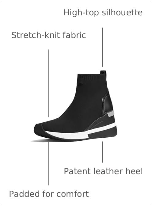 image:imageMichael Kors Skyler StretchKnit Sock SneakerBlack