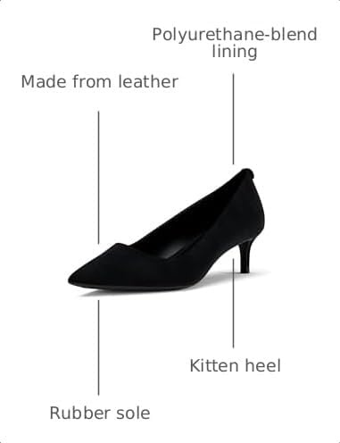 image:imageMichael Kors Womens Alina Flex Kitten PumpBlackSuede