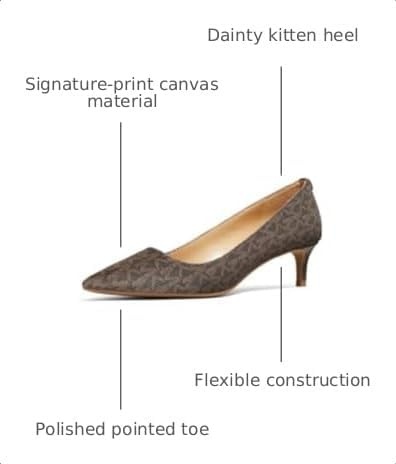 image:imageMichael Kors Womens Alina Flex Kitten PumpBrown
