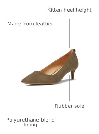 image:imageMichael Kors Womens Alina Flex Kitten PumpHuskSuede