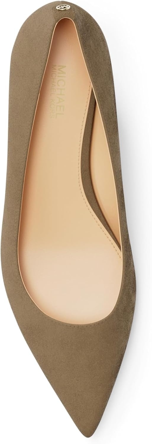 image:imageMichael Kors Womens Alina Flex Kitten PumpHuskSuede