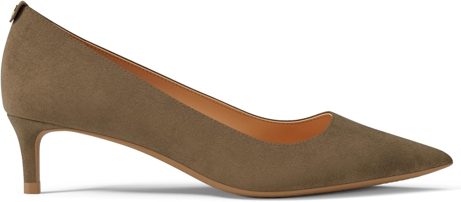 image:imageMichael Kors Womens Alina Flex Kitten PumpHuskSuede