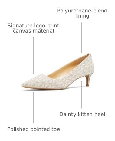 image:imageMichael Kors Womens Alina Flex Kitten PumpVanilla