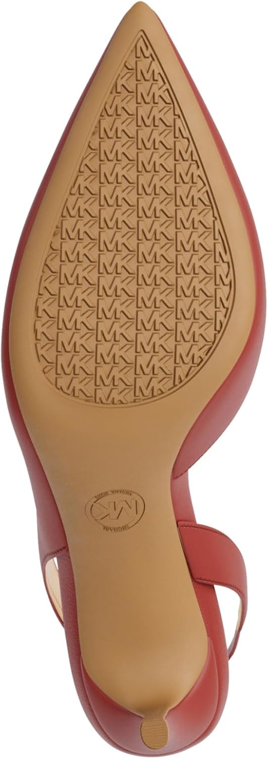image:imageMichael Kors Womens Alina Flex Sling Pump ShoesLeatherCrimson