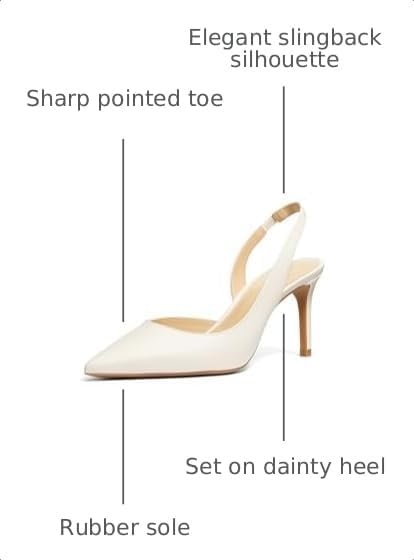 image:imageMichael Kors Womens Alina Flex Sling Pump ShoesLeatherLight Cream