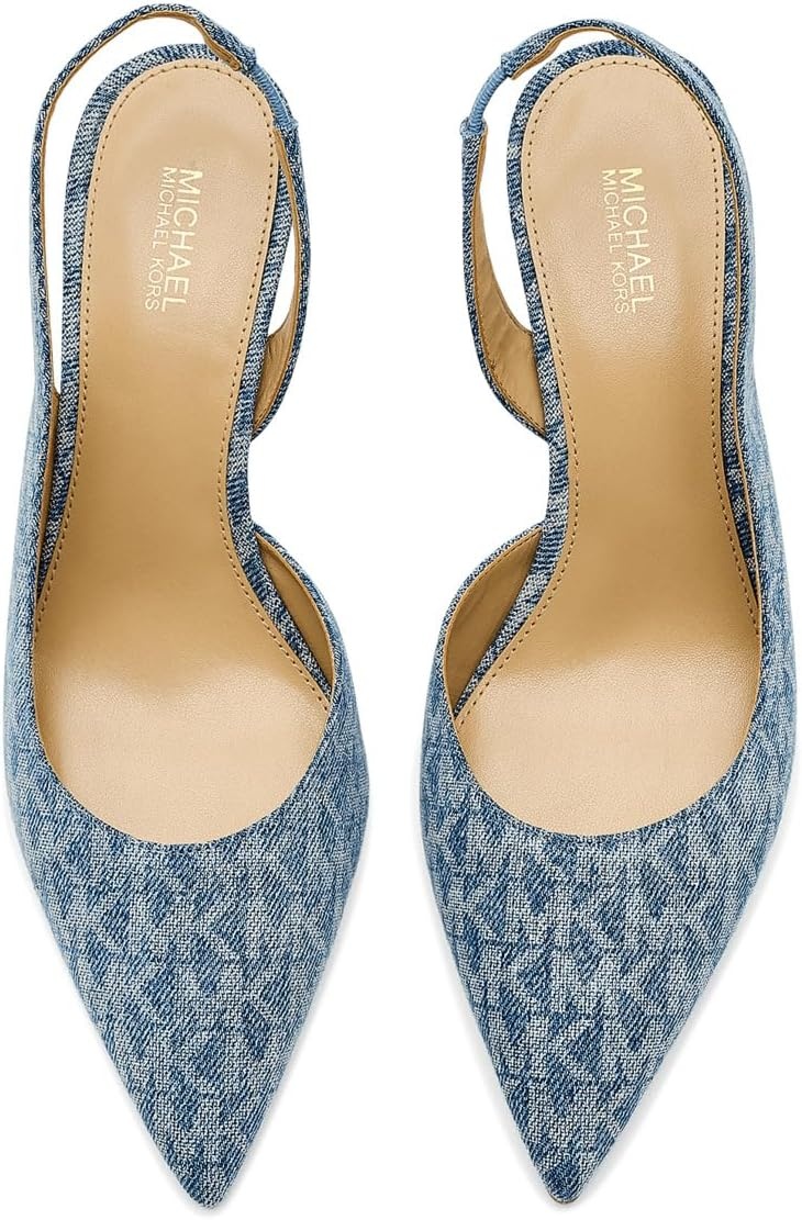 image:imageMichael Kors Womens Alina Flex Sling Pump ShoesNew Horizon Wash