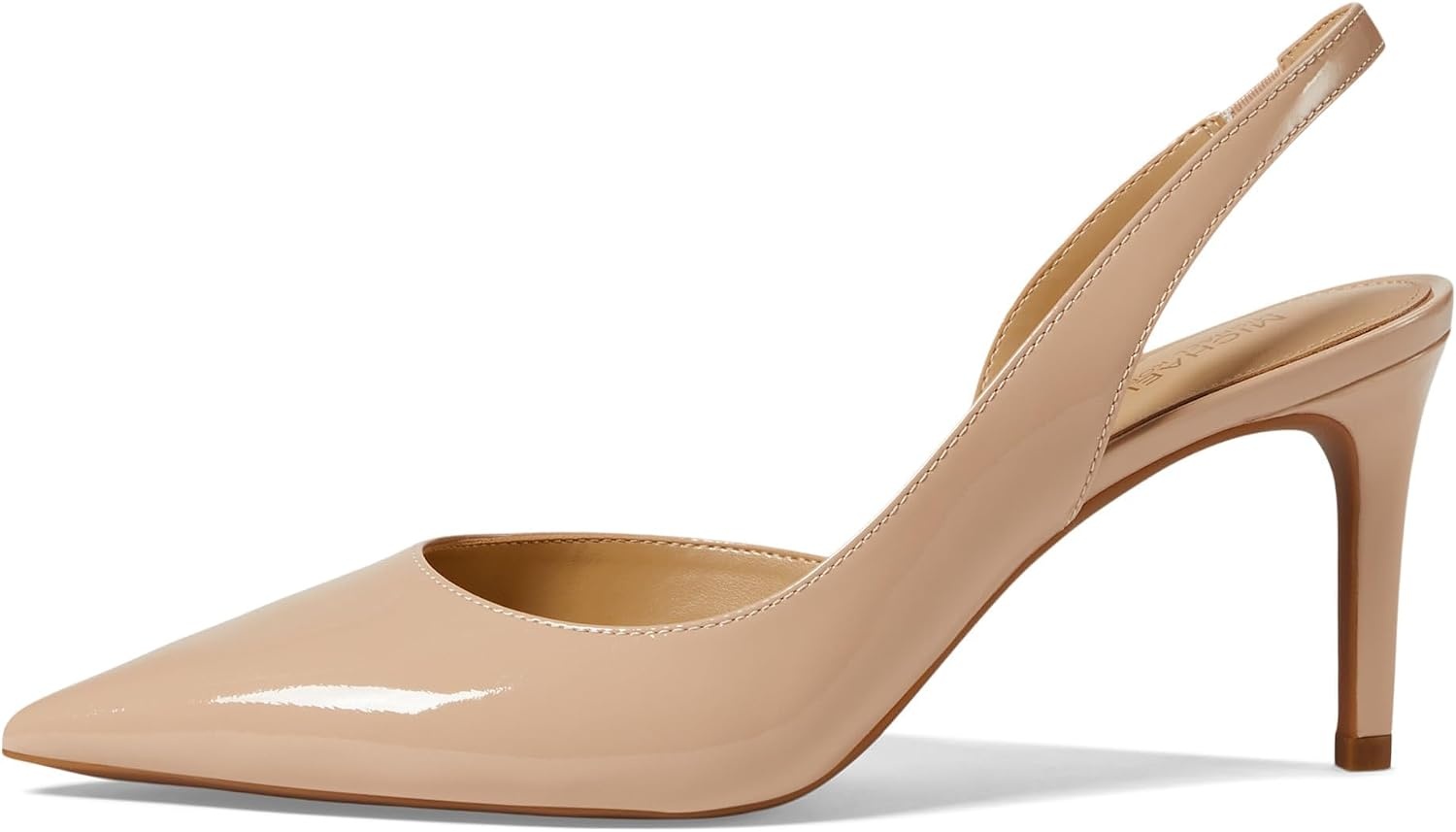 image:imageMichael Kors Womens Alina Flex Sling Pump ShoesPatent LeatherLight Blush