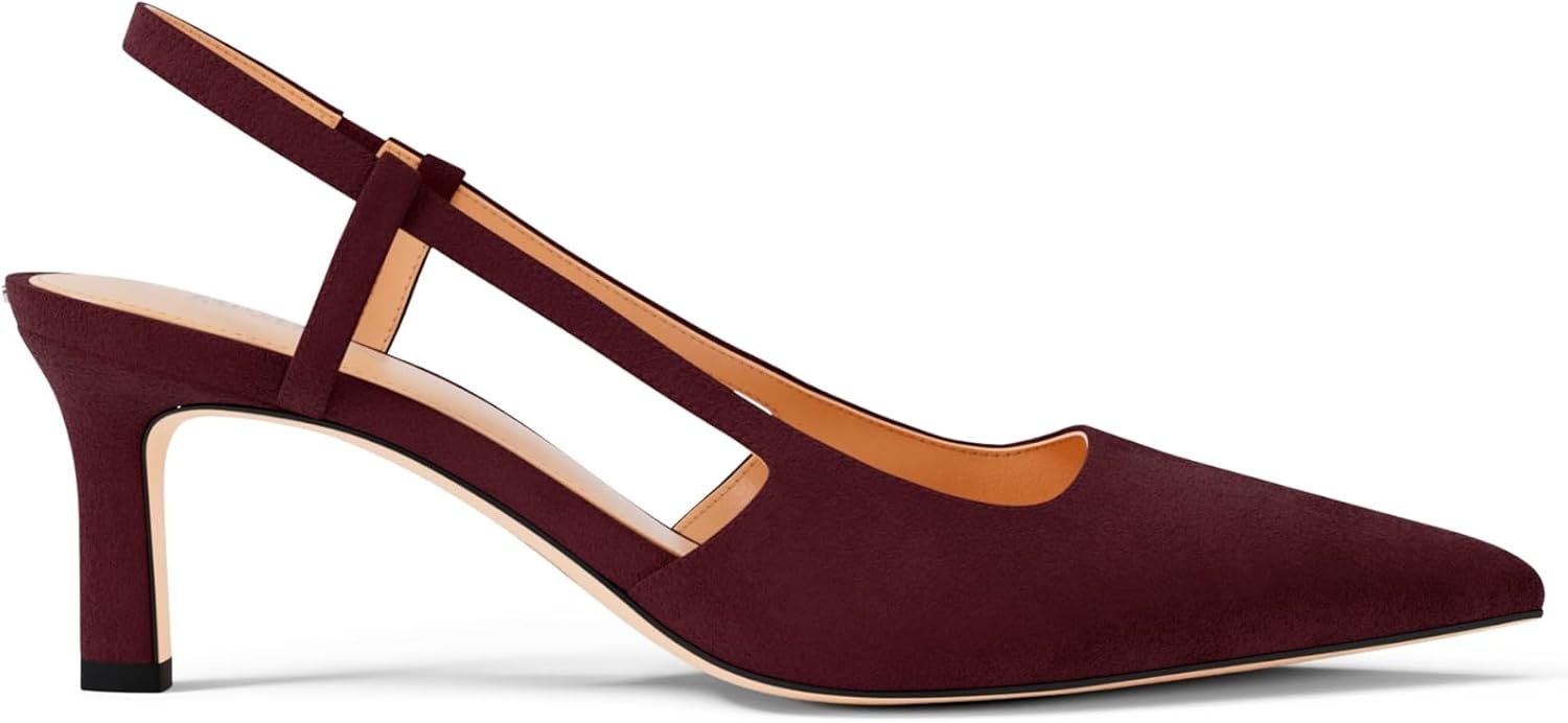 image:imageMichael Kors Womens Alora Mid Sling PumpOxblood