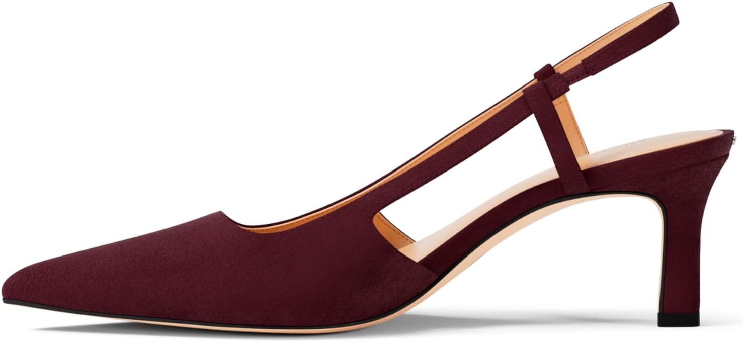 image:imageMichael Kors Womens Alora Mid Sling PumpOxblood