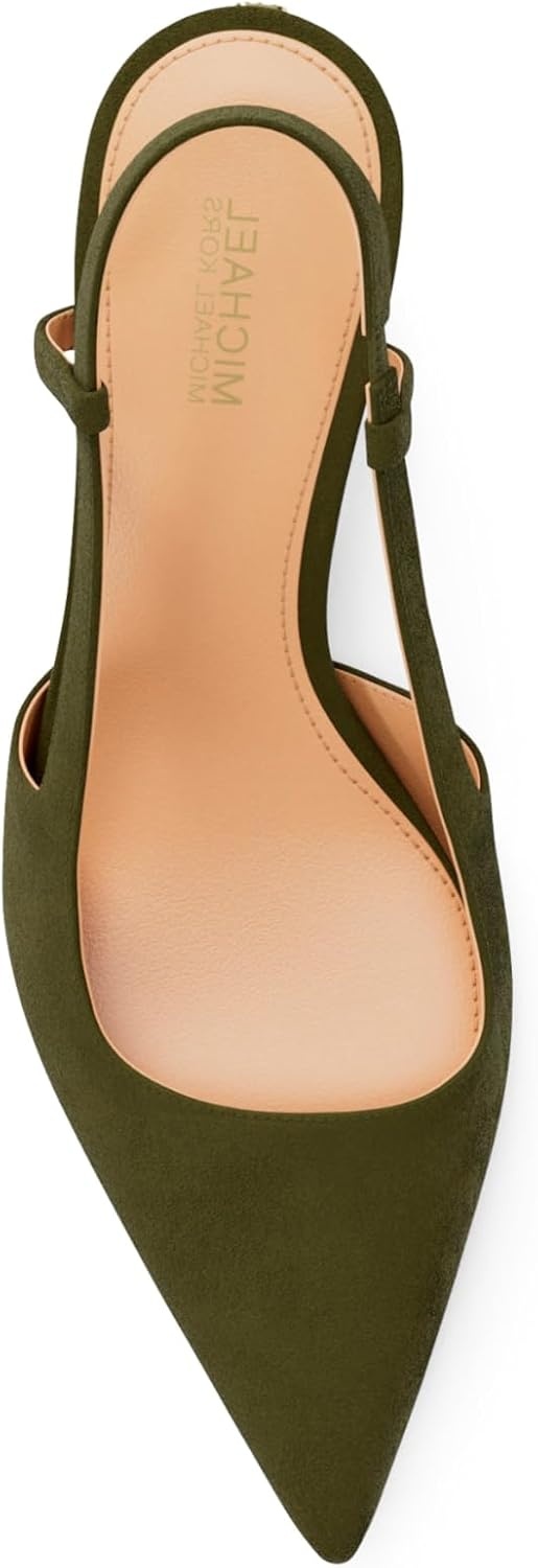 image:imageMichael Kors Womens Alora Mid Sling PumpPistachio