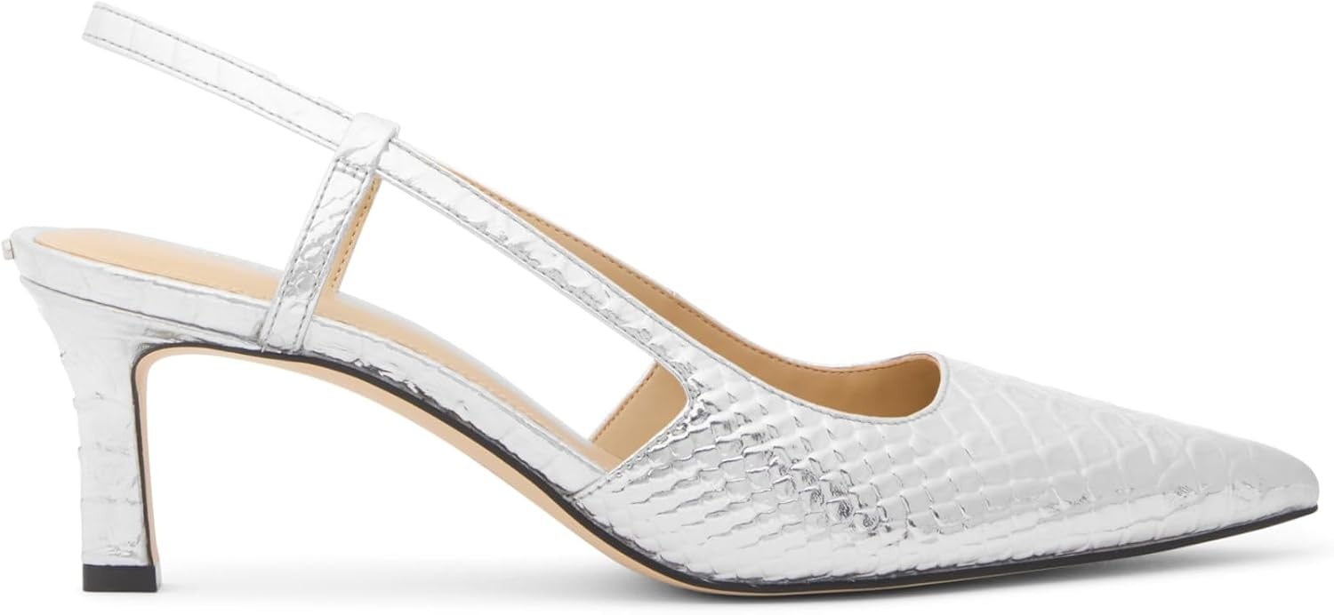 image:imageMichael Kors Womens Alora Mid Sling PumpSilver