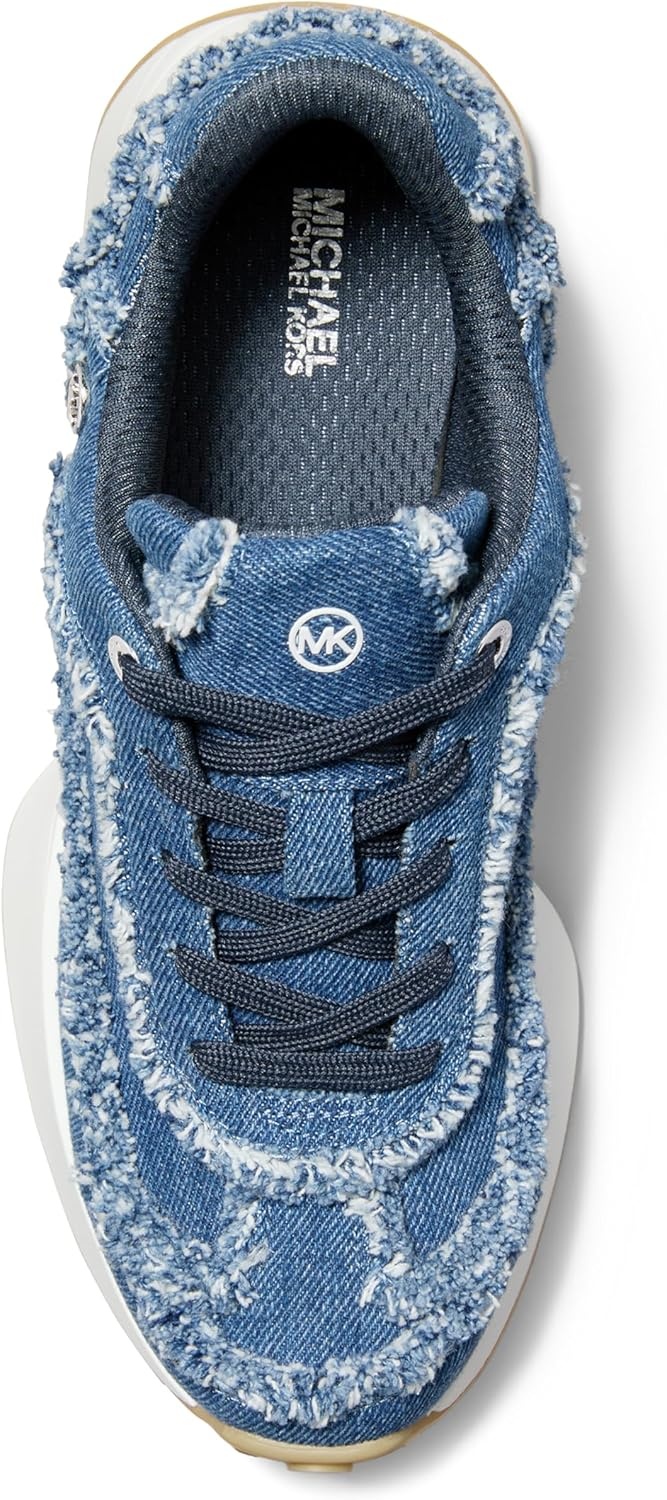 image:imageMichael Kors Womens Ari TrainerFrayed DenimDenim