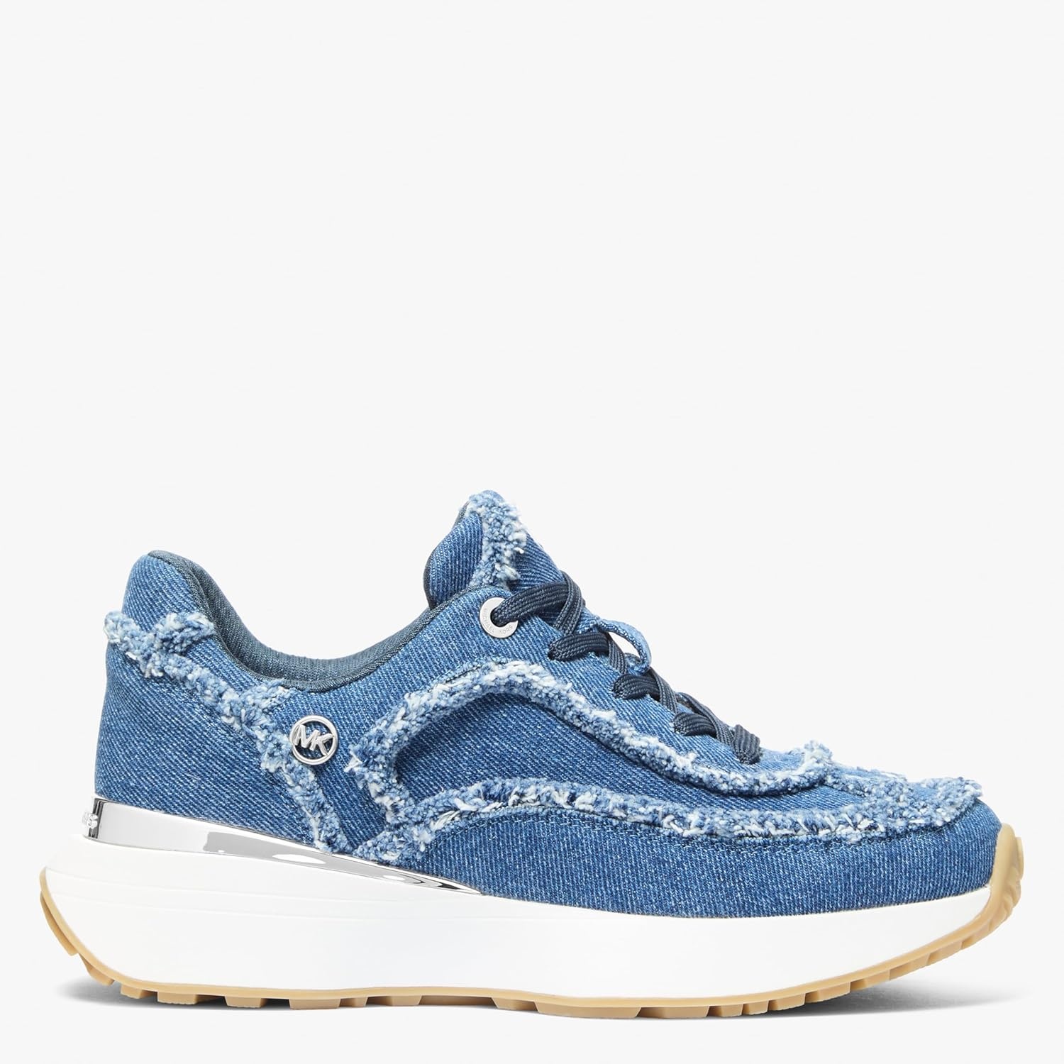 image:imageMichael Kors Womens Ari TrainerFrayed DenimDenim