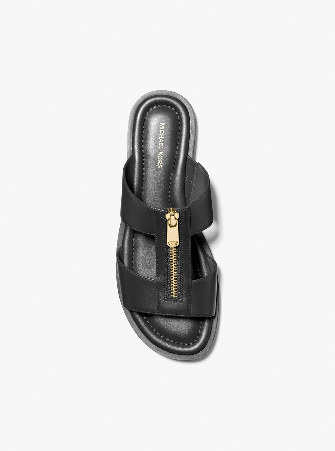 image:imageMichael Kors Womens Berkley Flat SandalLeatherBlack
