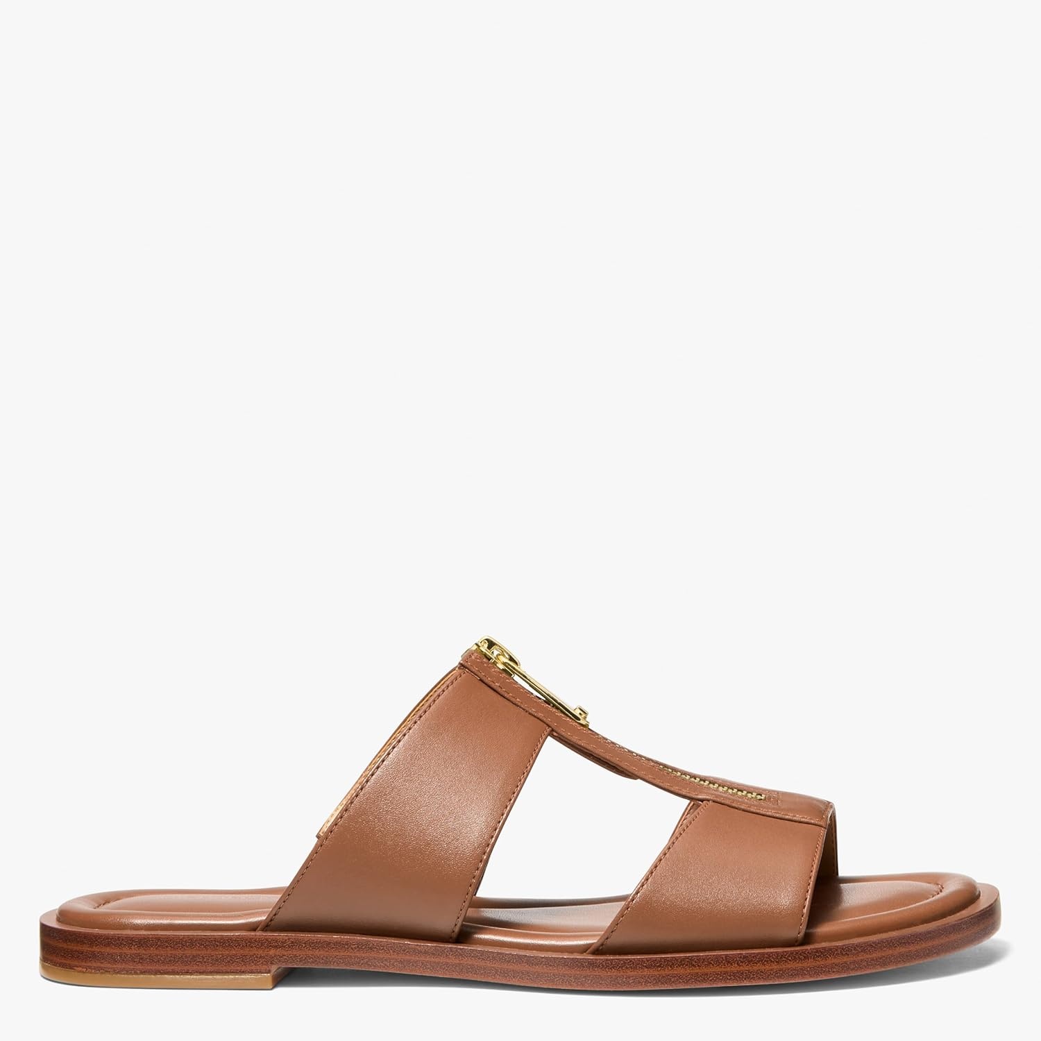 image:imageMichael Kors Womens Berkley Flat SandalLeatherLuggage