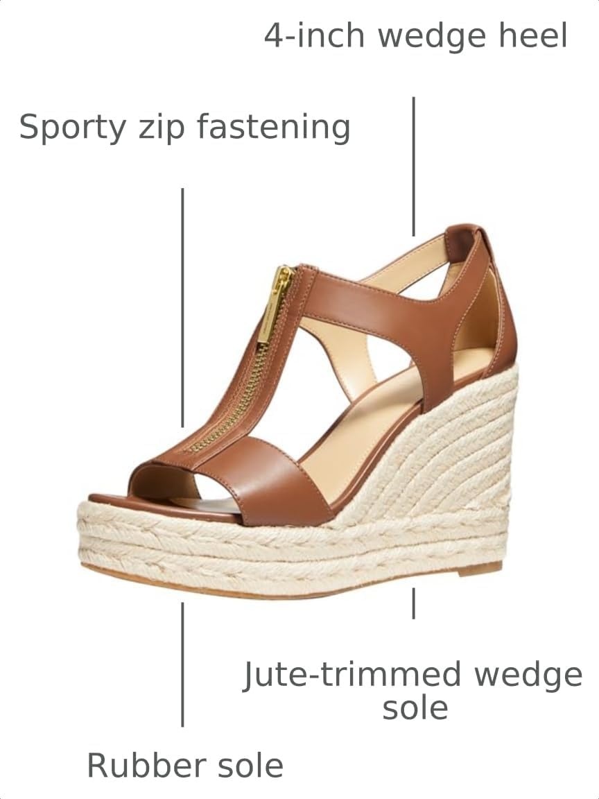 image:imageMichael Kors Womens Berkley Mid WedgeBrown