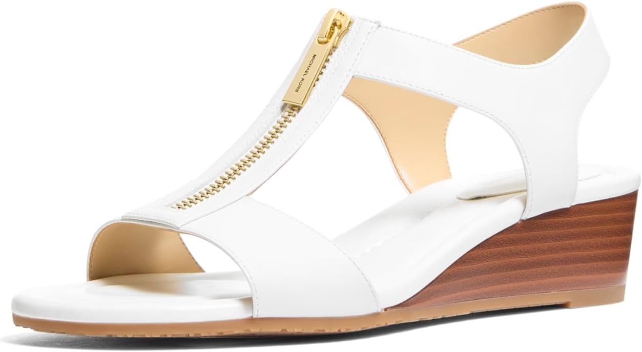 image:imageMichael Kors Womens Berkley Wedge SandalOptical White