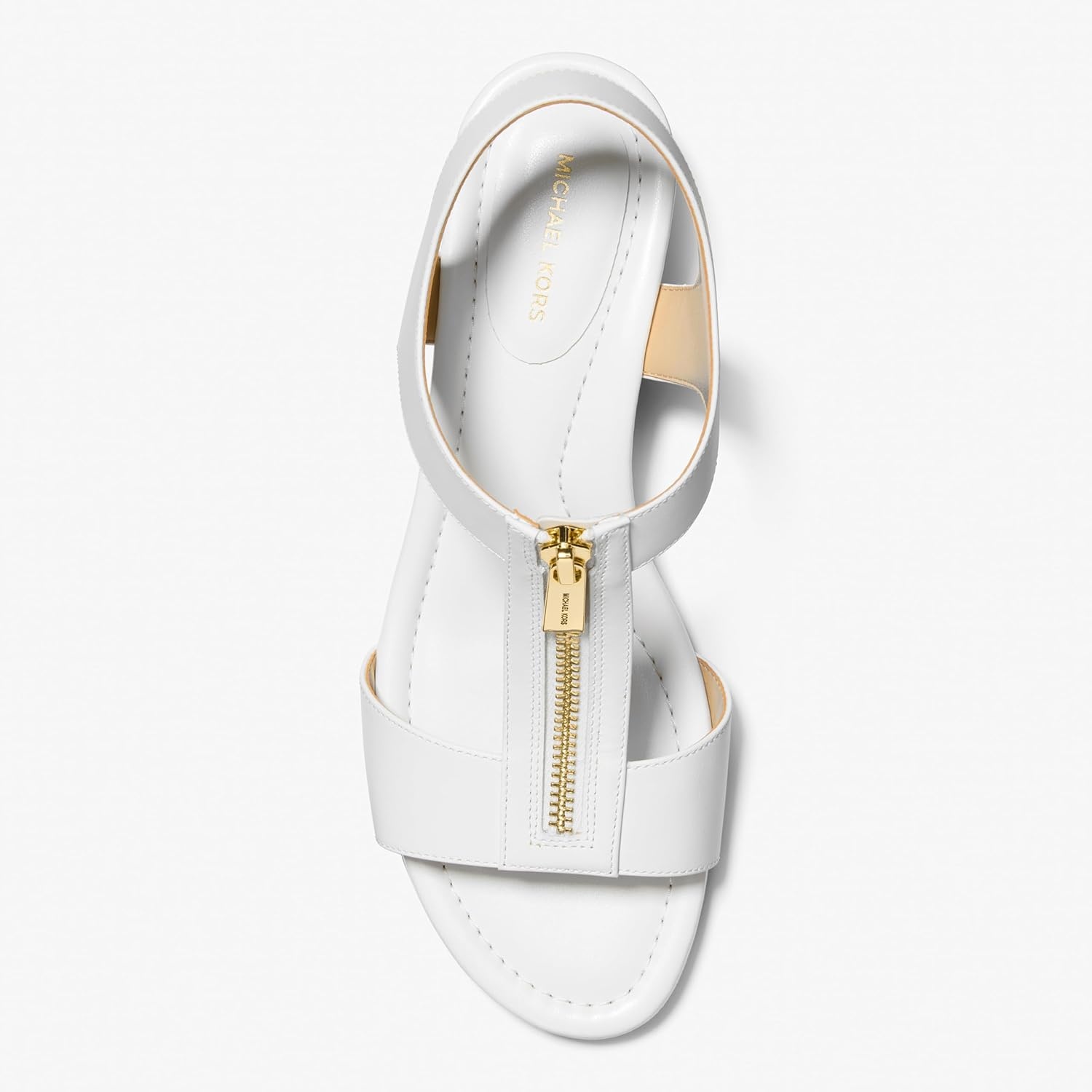 image:imageMichael Kors Womens Berkley Wedge SandalOptical White