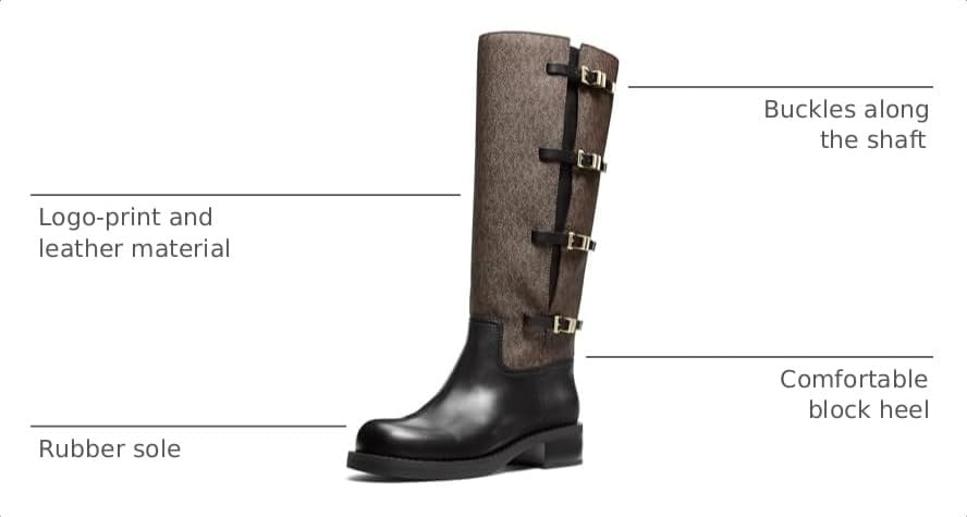 image:imageMichael Kors Womens Darrington BootBrownBlack