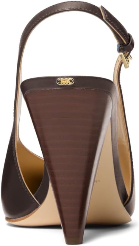 image:imageMichael Kors Womens Electra Sling PumpChocolateVachetta Leather