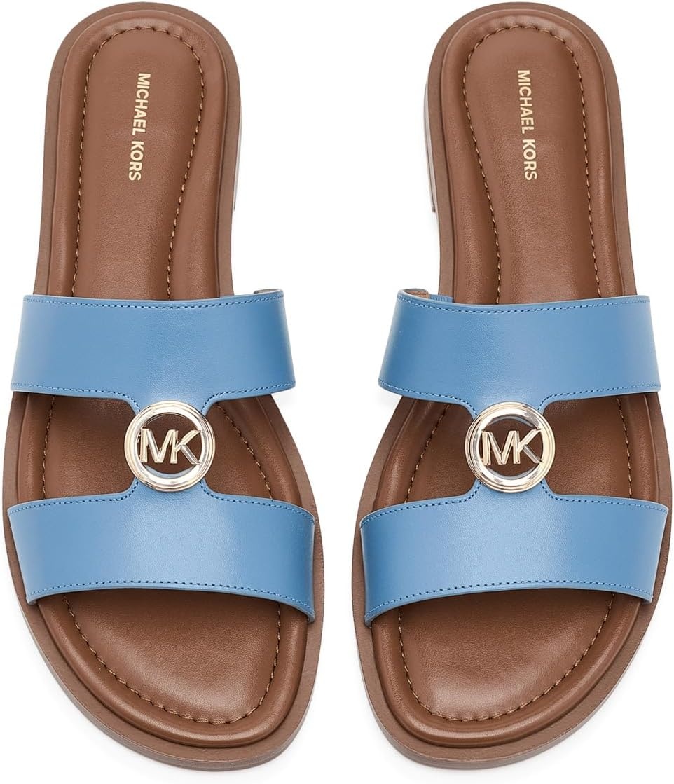 image:imageMichael Kors Womens Erin Flat SandalChambray