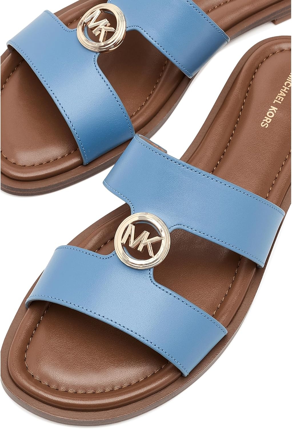 image:imageMichael Kors Womens Erin Flat SandalChambray