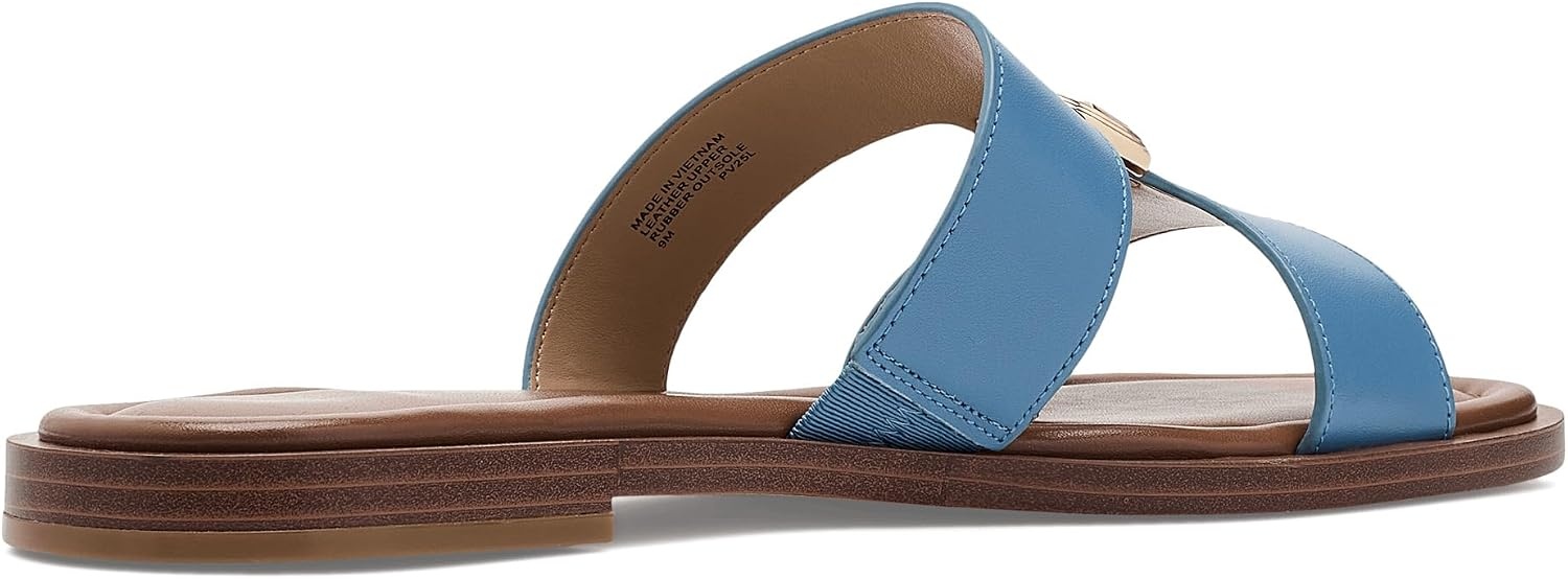 image:imageMichael Kors Womens Erin Flat SandalChambray