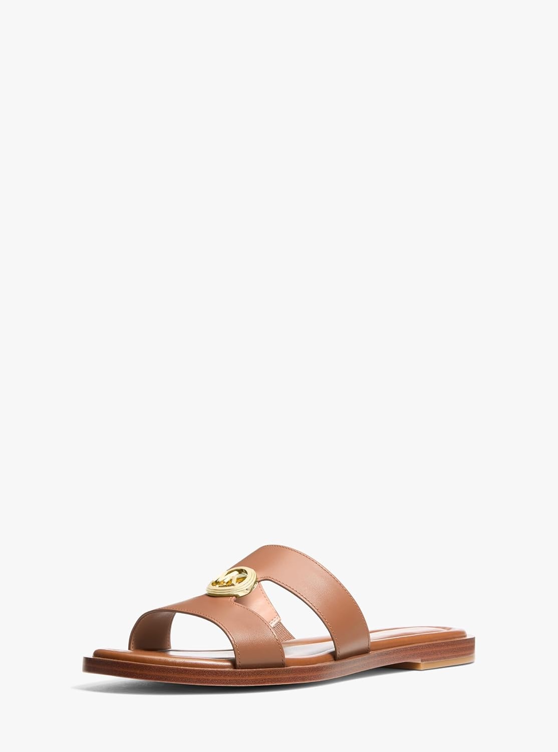 image:imageMichael Kors Womens Erin Flat SandalLeatherLuggage
