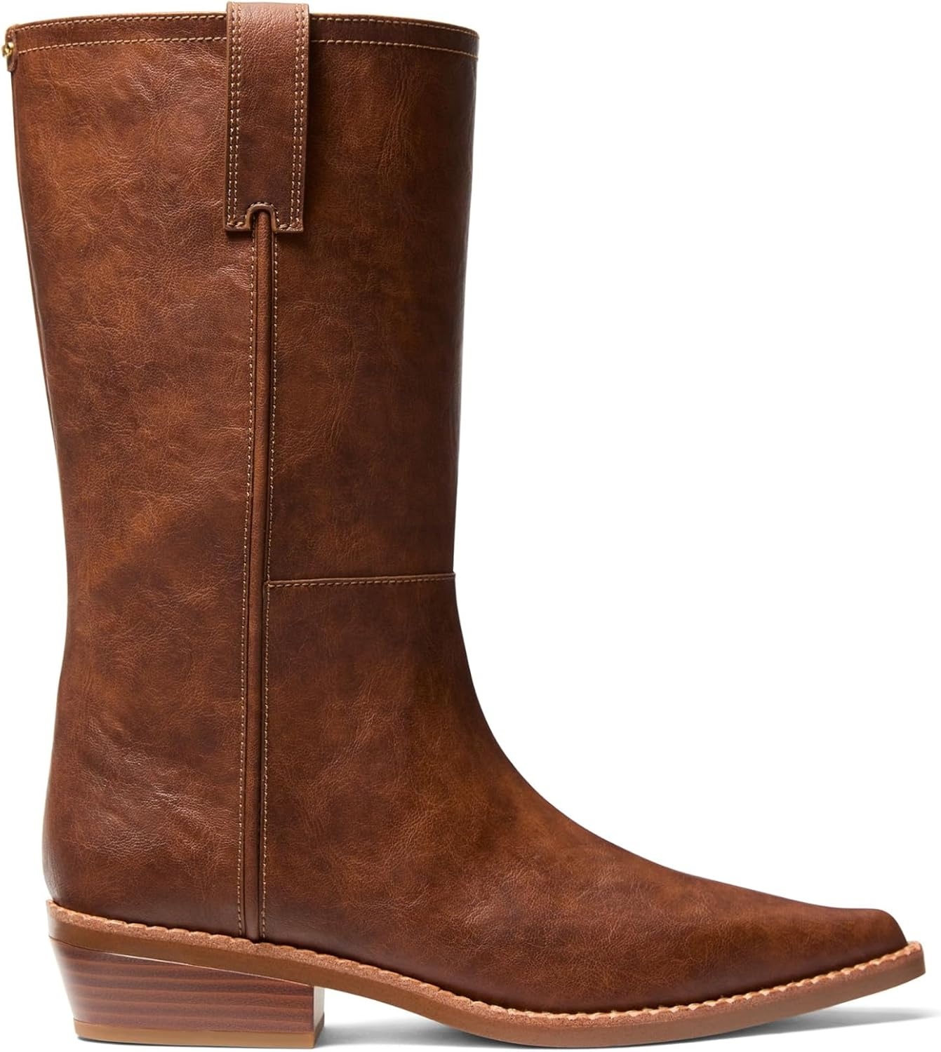 image:imageMichael Kors Womens Farren Flat BootLeatherVintage Tan