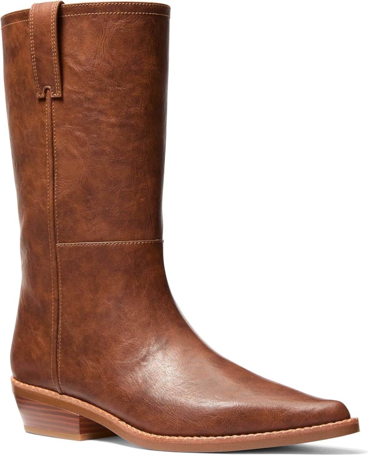 image:imageMichael Kors Womens Farren Flat BootLeatherVintage Tan