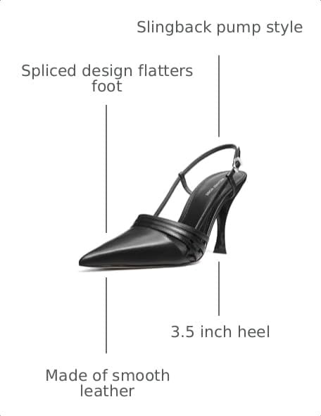 image:imageMichael Kors Womens Haisley Sling PumpBlack