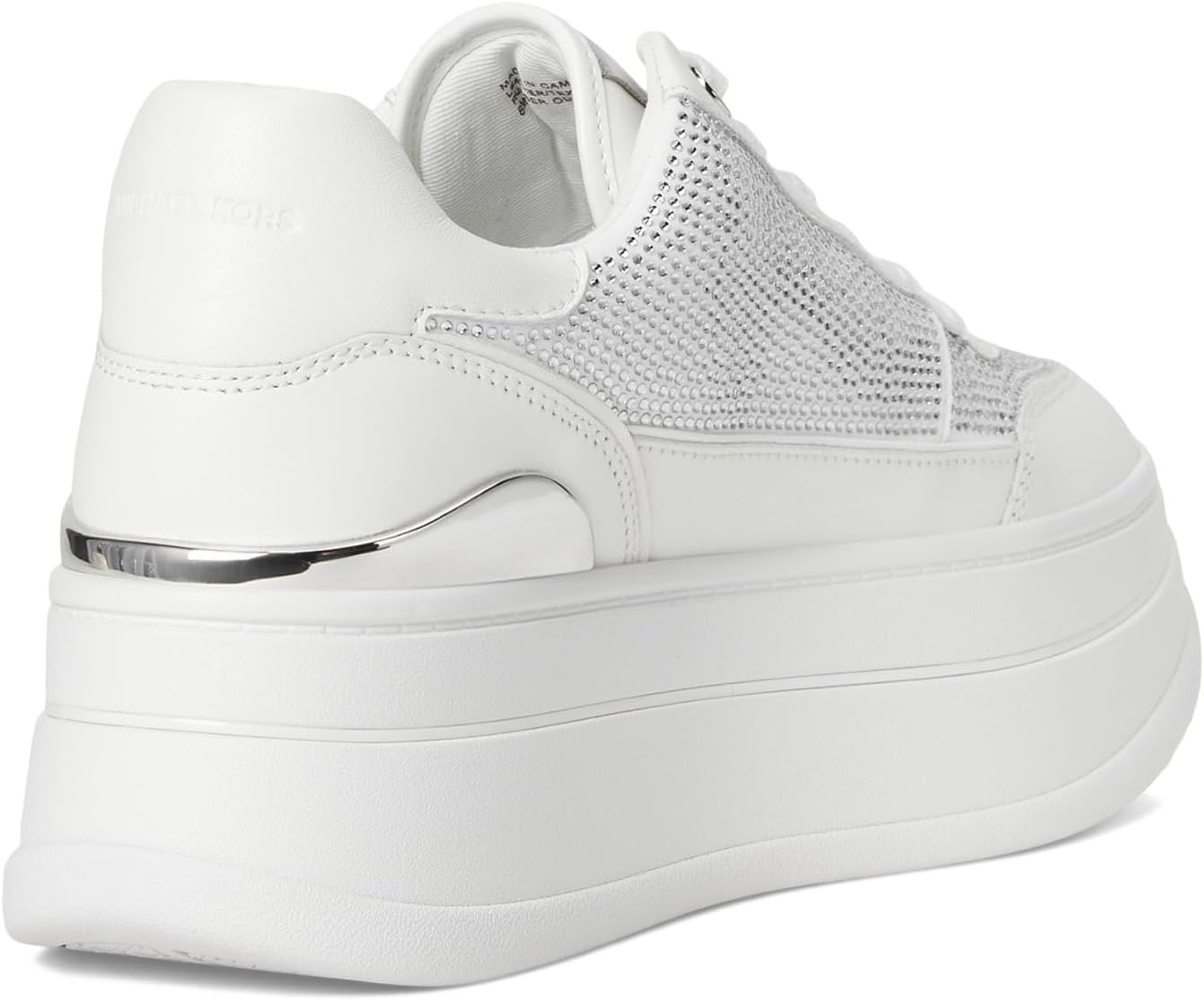 image:imageMichael Kors Womens Hayes Lace Up SneakersOptic White1