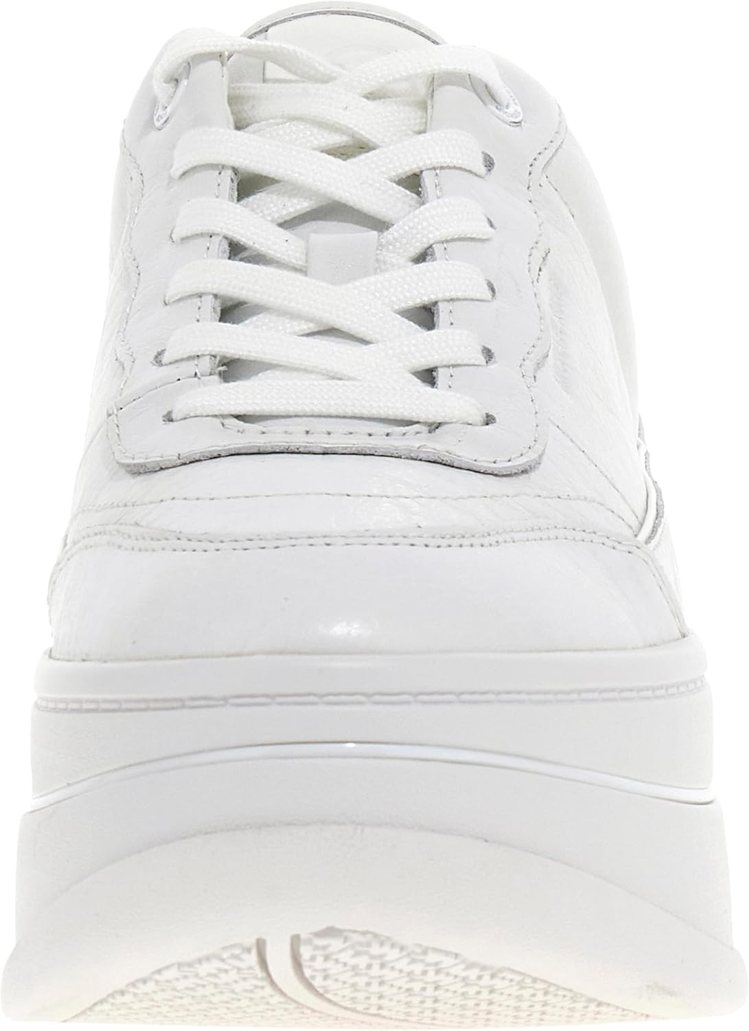 image:imageMichael Kors Womens Hayes Lace Up SneakersOptic WhiteCrush Leather