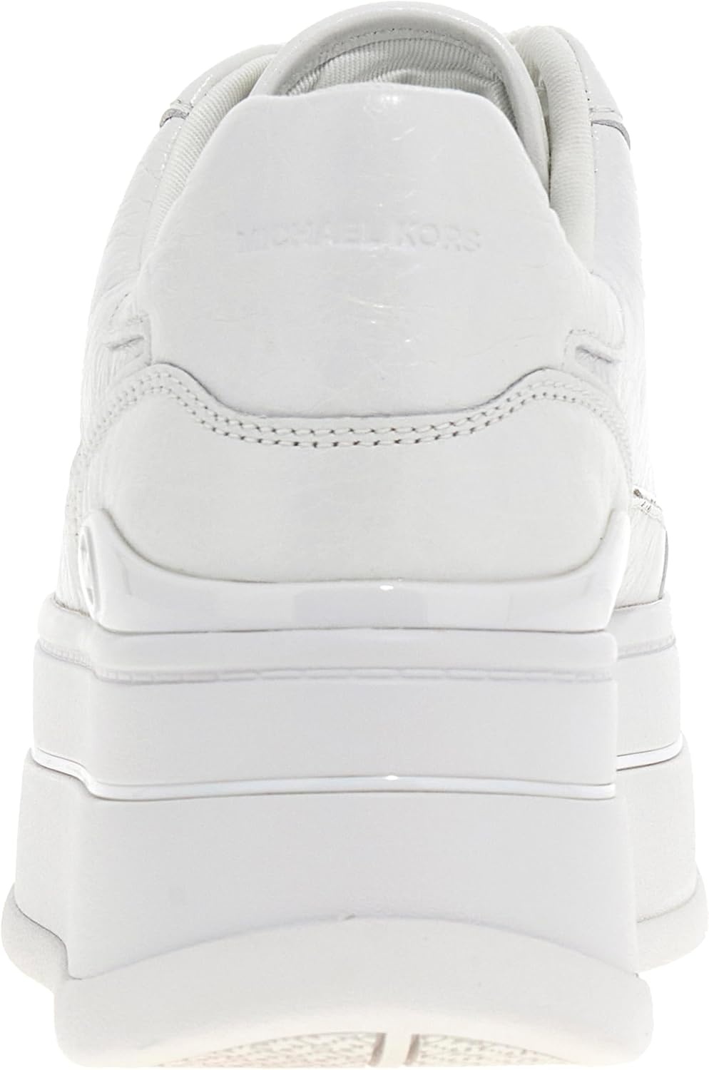 image:imageMichael Kors Womens Hayes Lace Up SneakersOptic WhiteCrush Leather