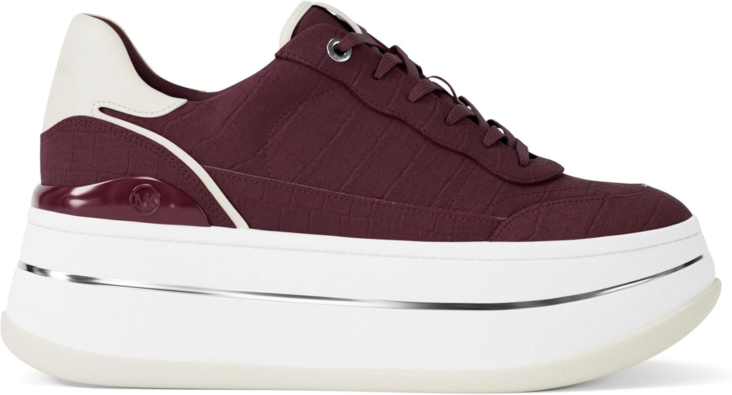 image:imageMichael Kors Womens Hayes Lace Up SneakersOxblood
