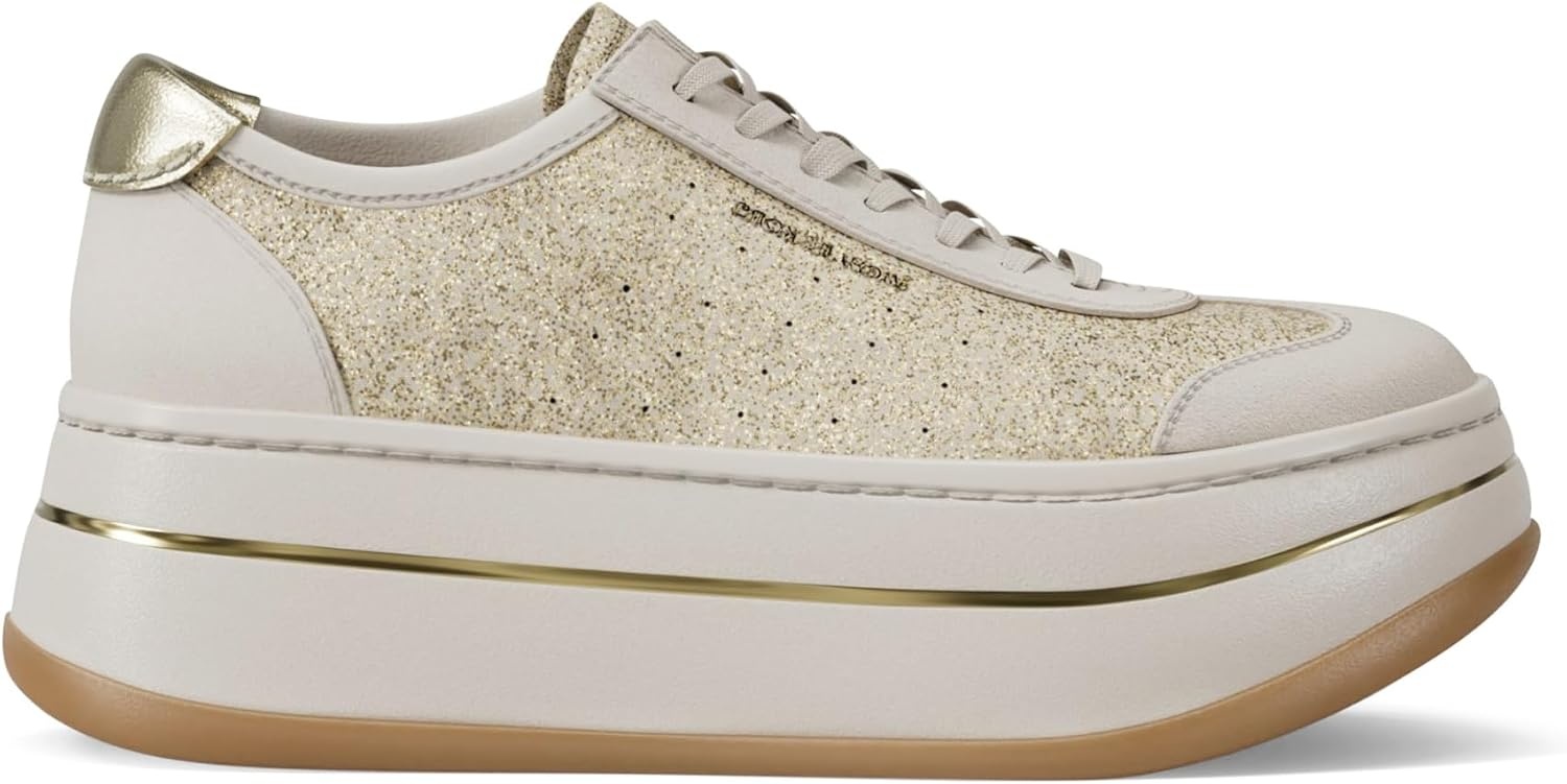 image:imageMichael Kors Womens Hayes Lace Up SneakersT ToePale Gold
