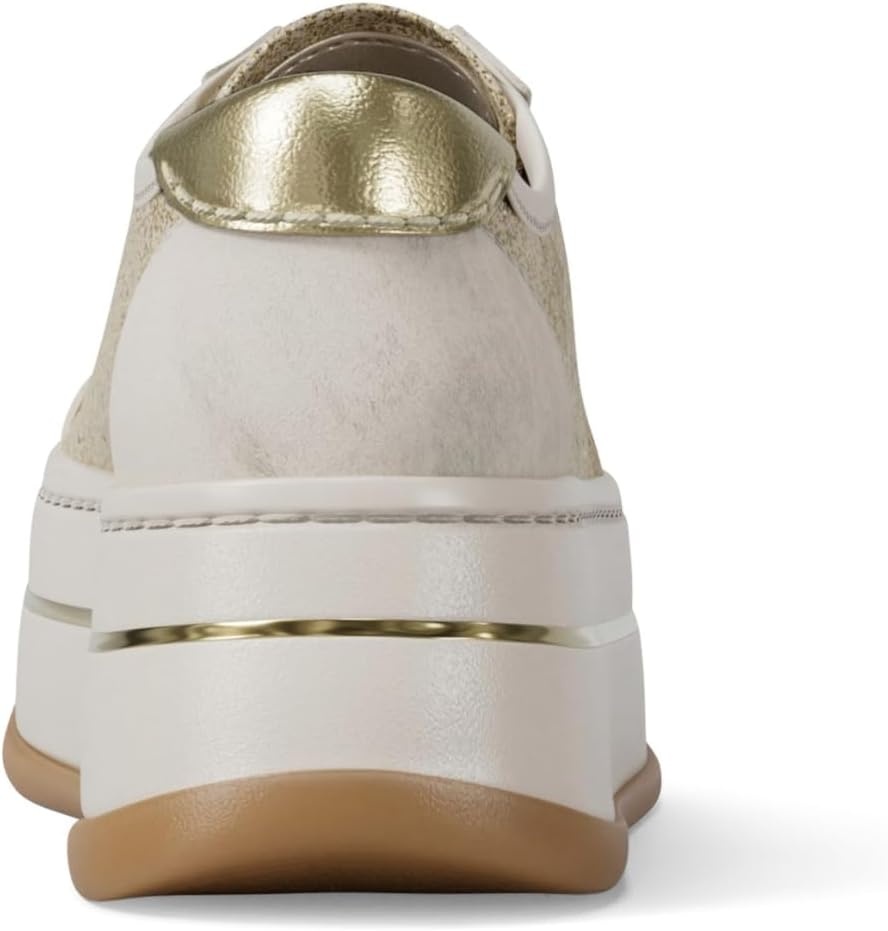 image:imageMichael Kors Womens Hayes Lace Up SneakersT ToePale Gold