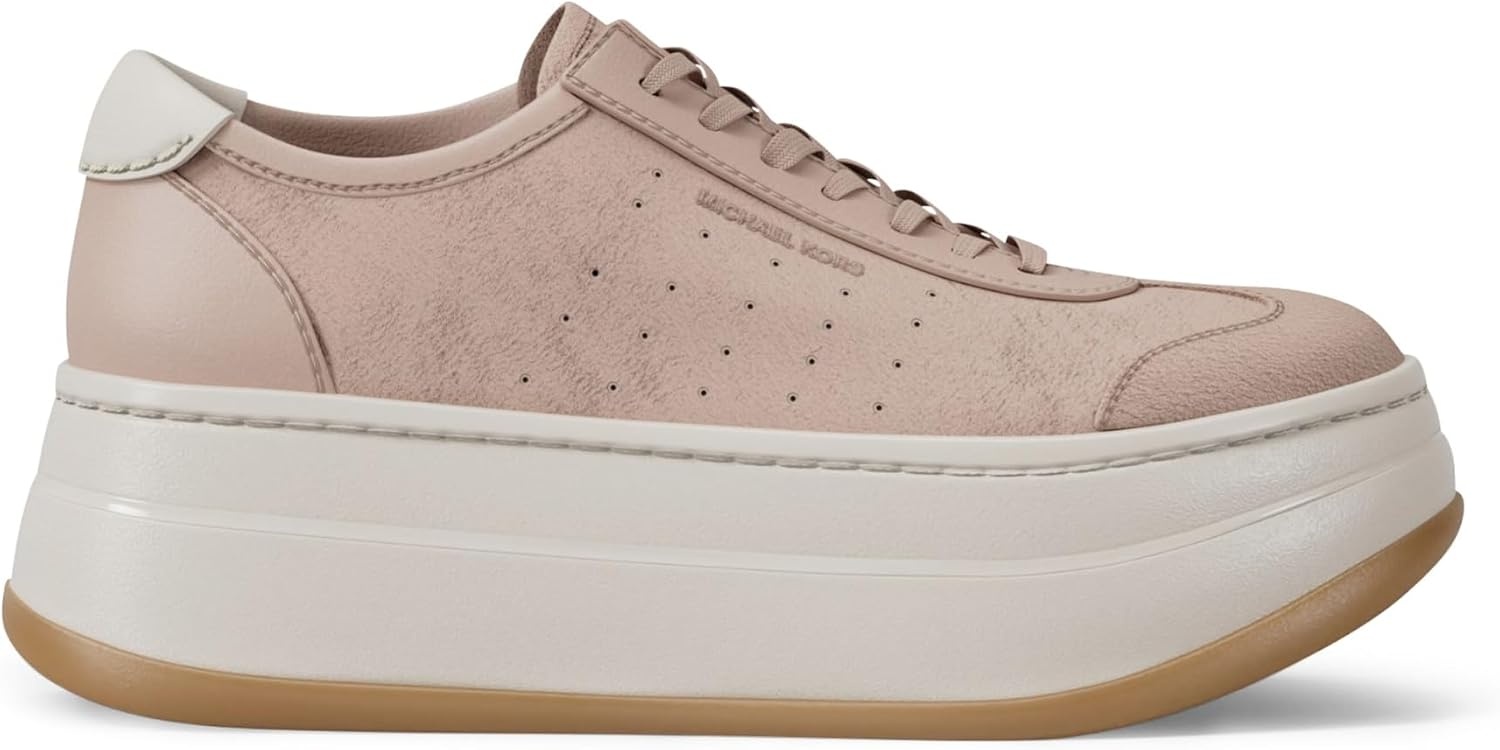 image:imageMichael Kors Womens Hayes Lace Up SneakersT ToeSoft Pink