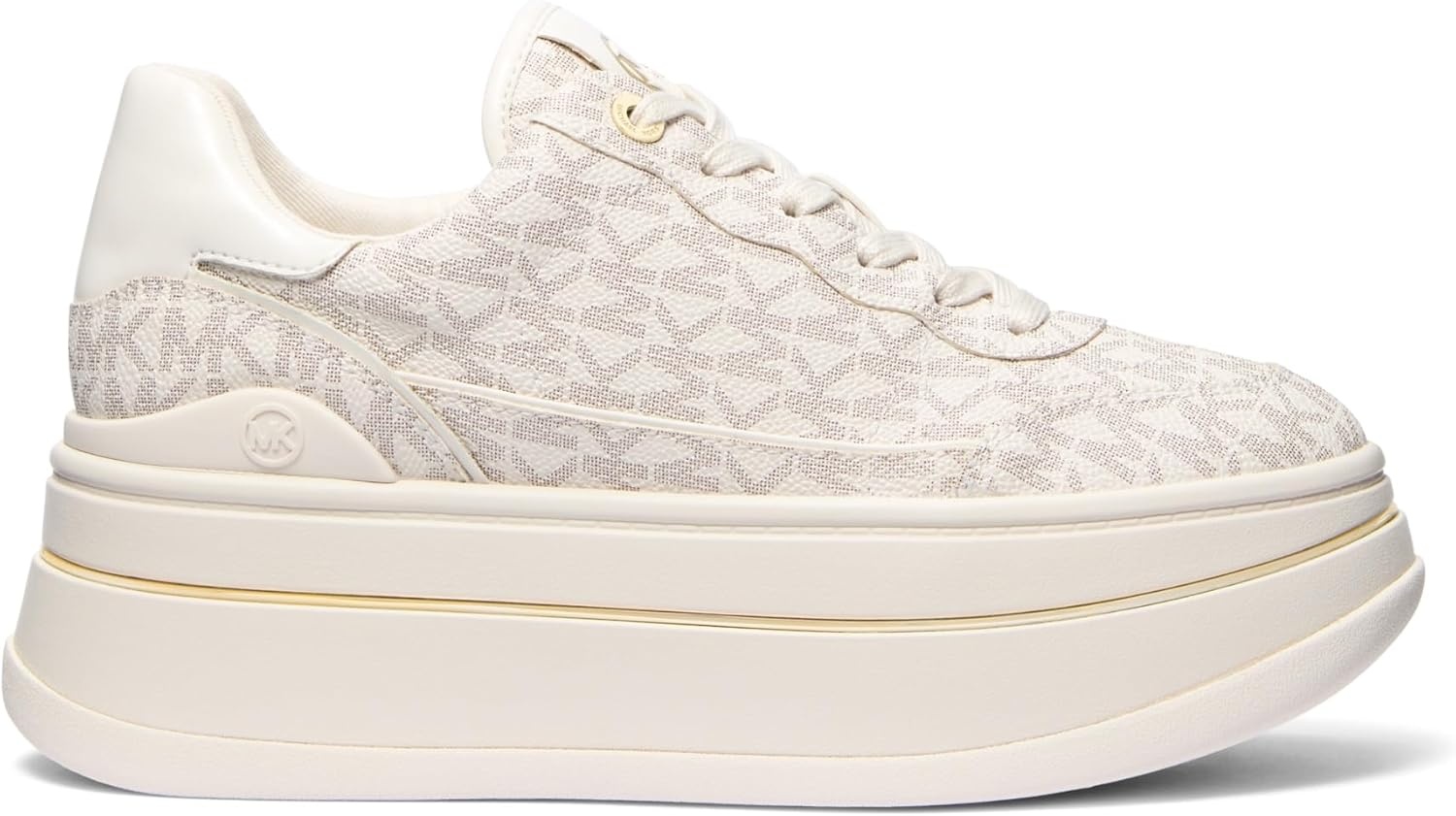 image:imageMichael Kors Womens Hayes Lace Up SneakersVanilla 2