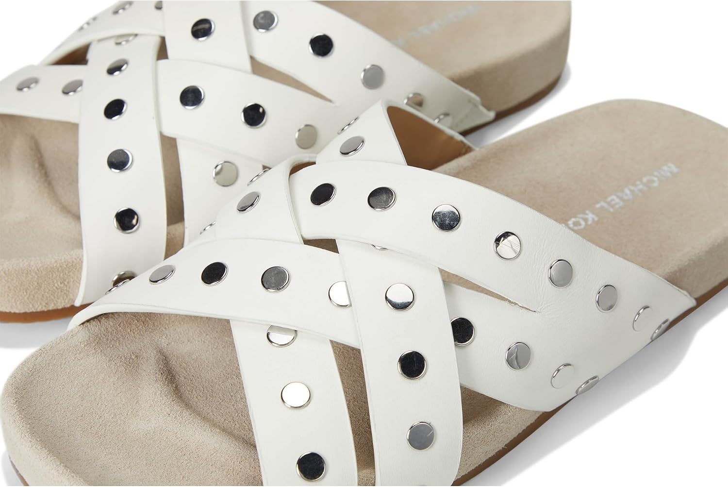 image:imageMichael Kors Womens Irene Flat SandalOptical White