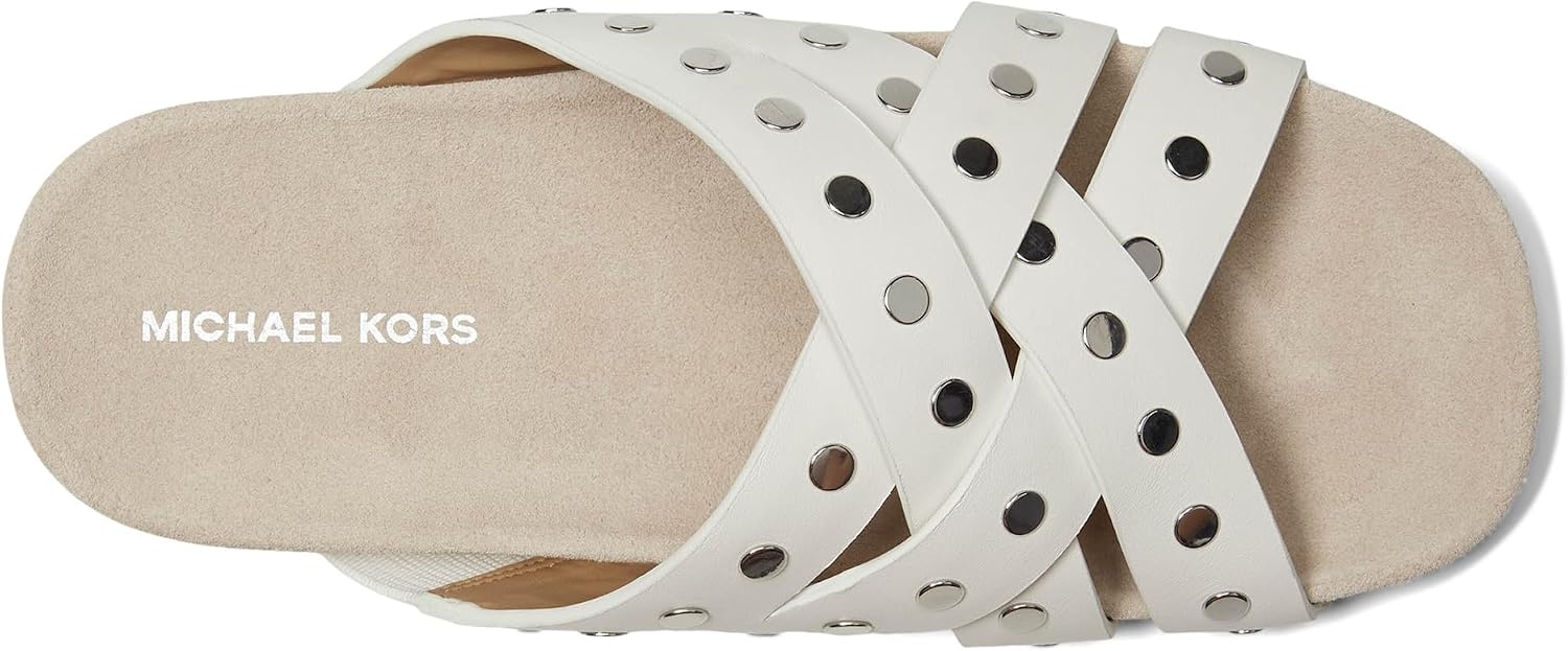 image:imageMichael Kors Womens Irene Flat SandalOptical White