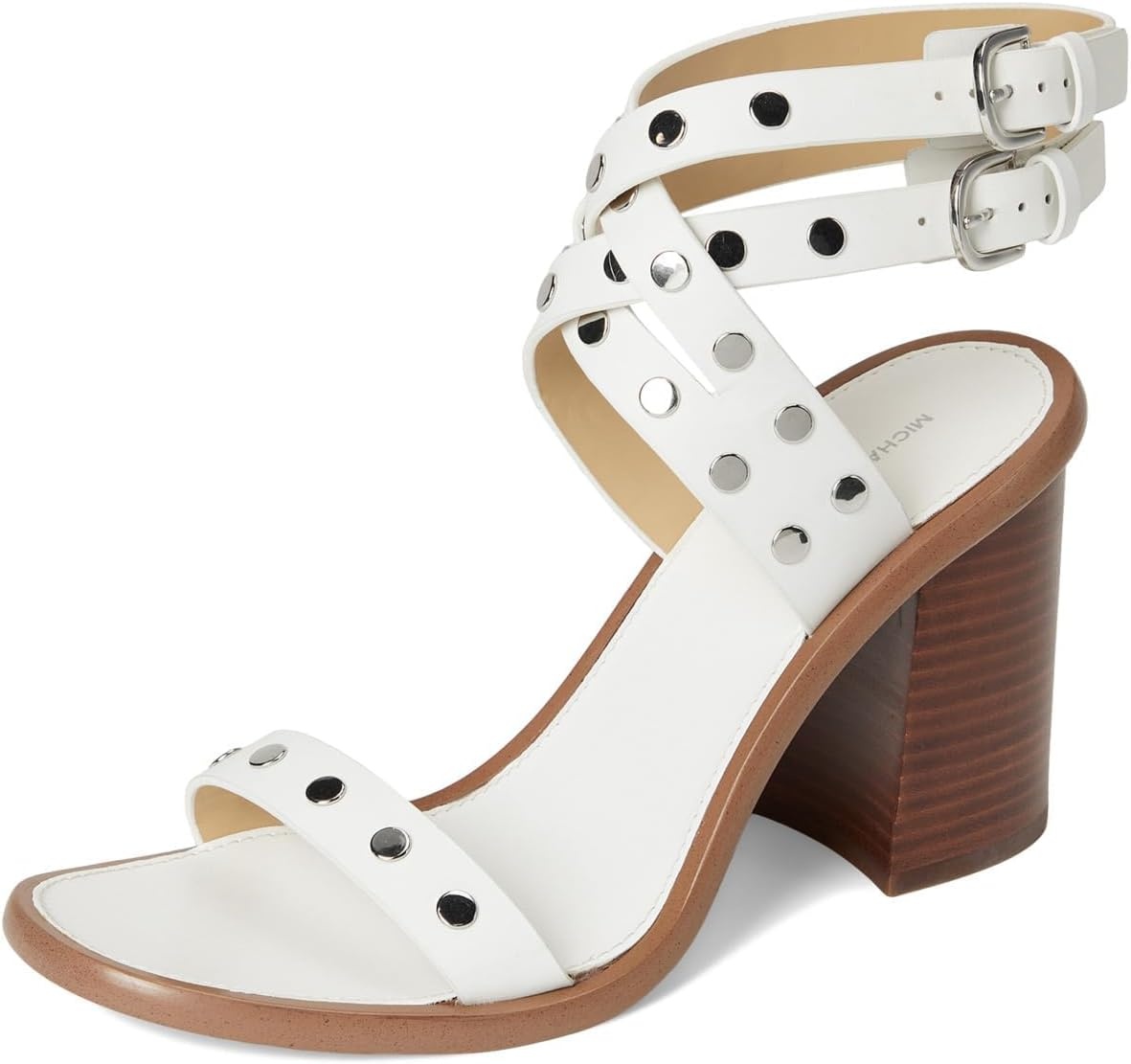 image:imageMichael Kors Womens Irene Heeled SandalOptical White