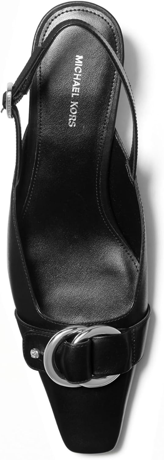image:imageMichael Kors Womens Jaden Kitten Sling PumpBlack