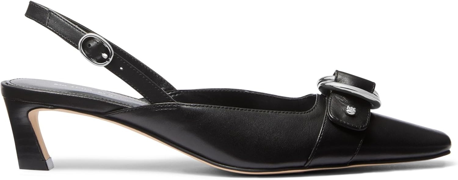 image:imageMichael Kors Womens Jaden Kitten Sling PumpBlack