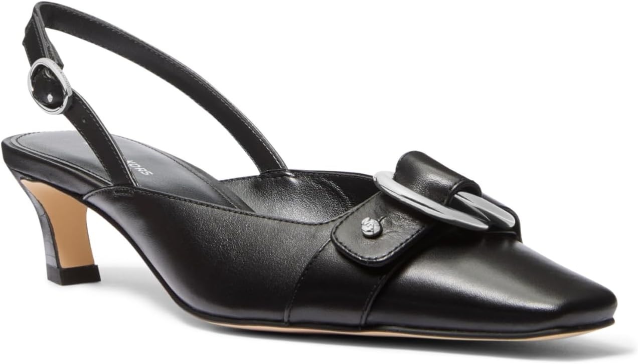 image:imageMichael Kors Womens Jaden Kitten Sling PumpBlack