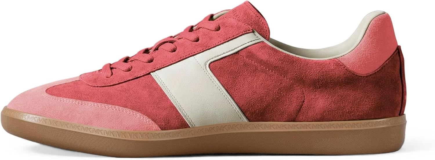 image:imageMichael Kors Womens Jovie Lace UpLeatherLight Berry Sorbet Multi