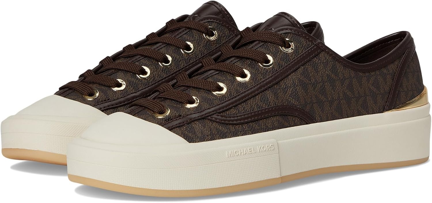 image:imageMichael Kors Womens Jude Lace Up SneakerBrown