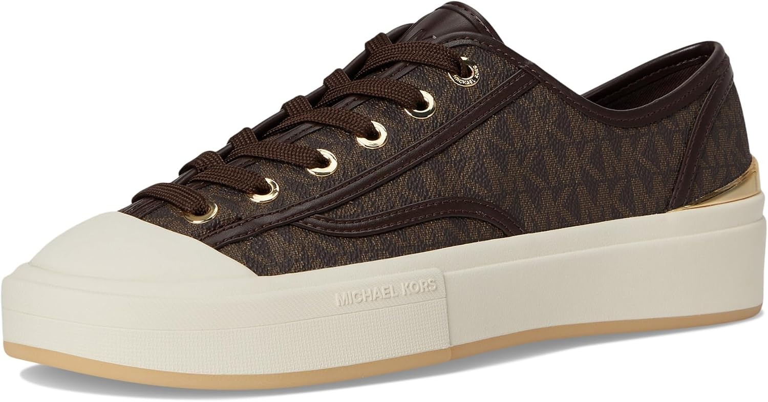 image:imageMichael Kors Womens Jude Lace Up SneakerBrown